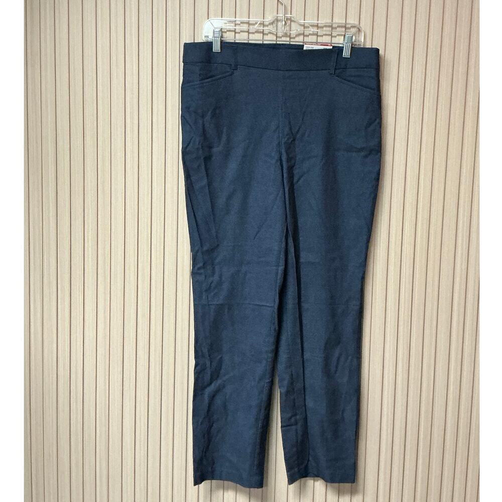 Rafaella Women's Pull-On Stretch Pants Dark Wash Size 14 (RSBFF007)